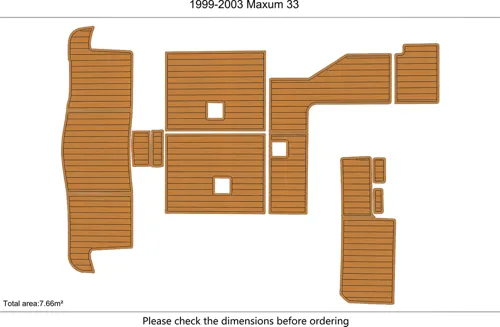1999-03 Maxum 33 - SIZE: 7.66