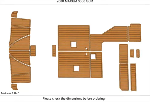1999-04 Maxum 3300 SCR - SIZE: 7.97