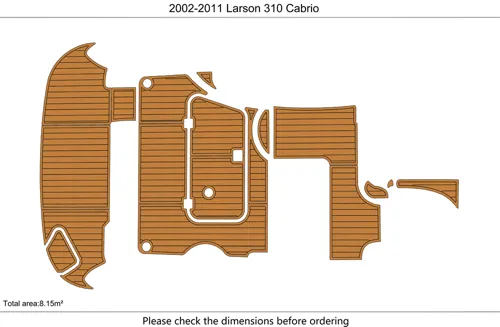 2002-11 Larson CABRIO 310 - SIZE: 8.15
