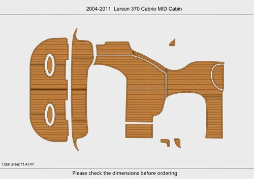 2004-11 Larson CABRIO 370 MID CABIN - SIZE: 11.47