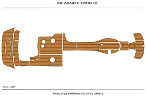 1999-2003 Chaparral Sunesta 233 - SIZE: 8.68
