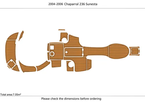 2004-2006 Chaparral 236 Sunesta - SIZE: 7.05