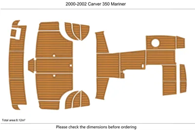 2000-2002 Carver Yachts 350 Mariner - SIZE: 8.12