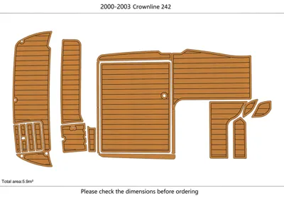 2000-03 Crownline 242 - SIZE: 5.9