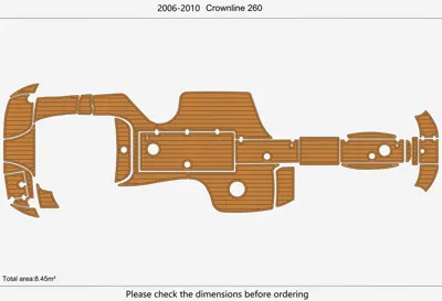2006-07 Crownline 262ex - SIZE: 8.45