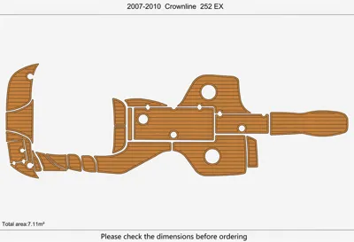 2007-10 Crownline 252 Ex - SIZE: 7.11