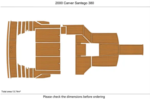 1998-2002 Carver Yachts Santego 380 - SIZE: 13.74