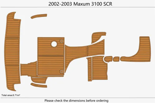 2002-03 Maxum 3100SCR - SIZE: 6.71