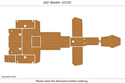 2021 Blackfin 272 DC Cockpit Platform Bow - SIZE: 8.19