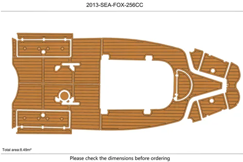 2007-14 Sea Fox 256CC - SIZE: 8.49