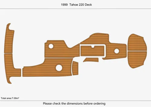 1999 Tahoe 220 DECK - SIZE: 7.09