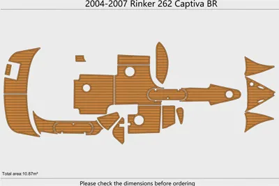 2004-07 Rinker 262 CAPTIVA BR - SIZE: 10.87