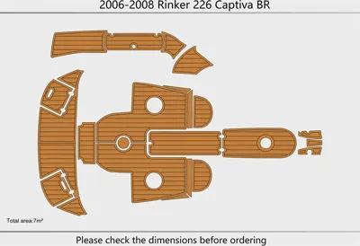 2006-08 Rinker 226 CAPTIVA BR - SIZE: 7
