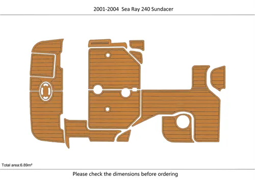 2001-04 Sea Ray 240 SUNDANCER - SIZE: 6.89