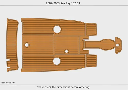 2002-03 Sea Ray 182 BR - SIZE: 6.3