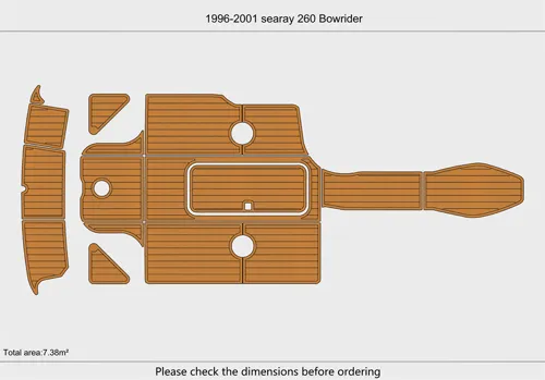 1996-01 Sea Ray 260 BOWRIDER - SIZE: 7.38