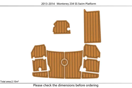 2013-14 Monterey 234 SS - SIZE: 2.15