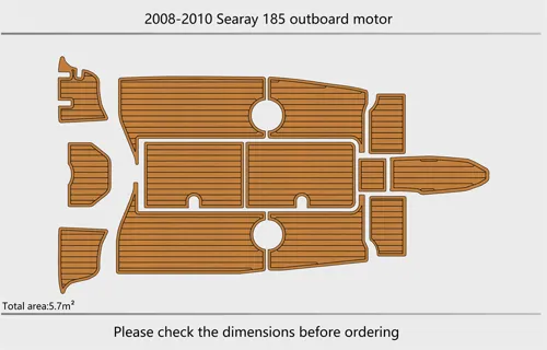 2008-10 Sea Ray 185 OUTBOARD - SIZE: 5.7