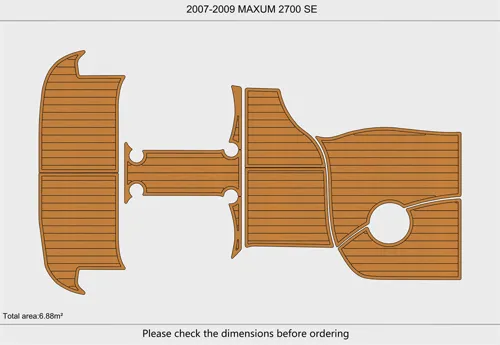 2007-09 Maxum 2700 SE - SIZE: 6.88
