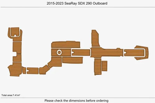 2015-23 Sea Ray SDX 290 OURBOARD - SIZE: 7.41
