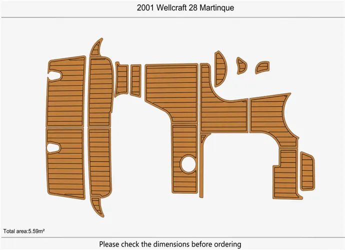 2001 Wellcraft 28 MARTINIQUE - SIZE: 5.59