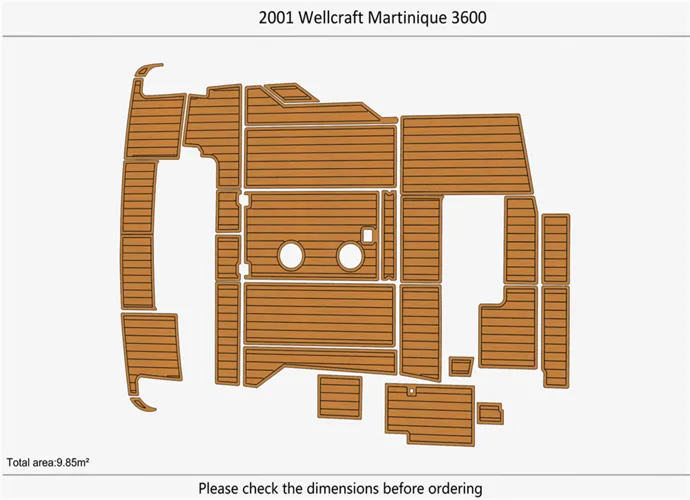 2001 Wellcraft MARTINIQUE 3600 - SIZE: 9.85